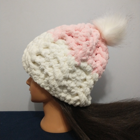 JFaith Designs - handmade Accessories - HOST PICK - Cable Stitch SO SOFT Beanie - PomPom
